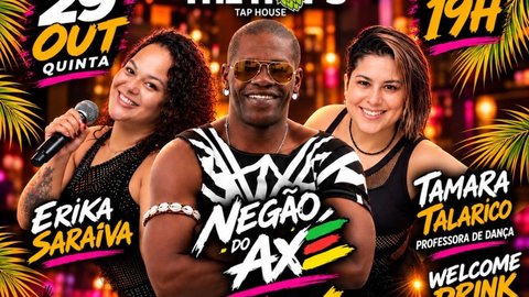 Axé Só Pra Elas com Negão do Axé, Erika Saraiva e Tamara Talarico