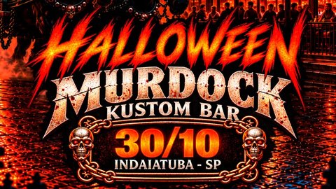 Halloween Murdock Kustom Bar com The Fers Rock Band