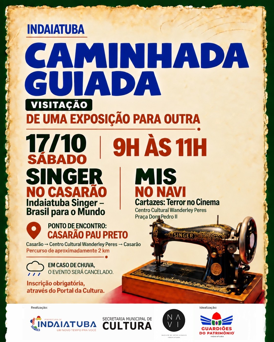 Caminhada Guiada: De uma exposição para outra