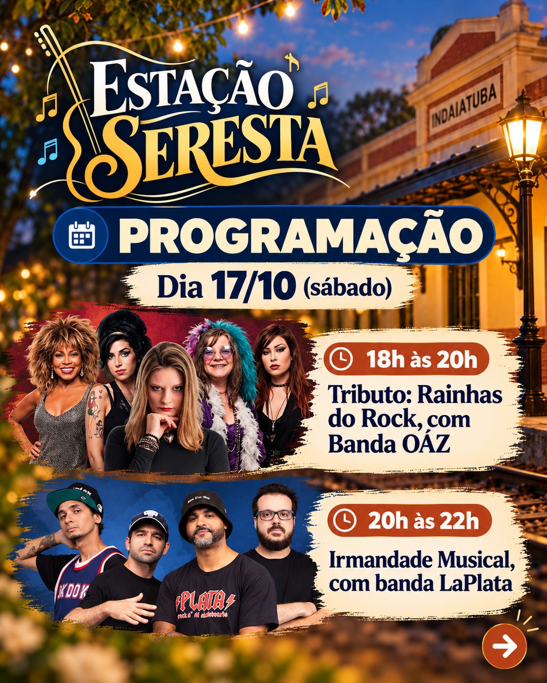 Estação Seresta - Dia 17/10 (sábado)