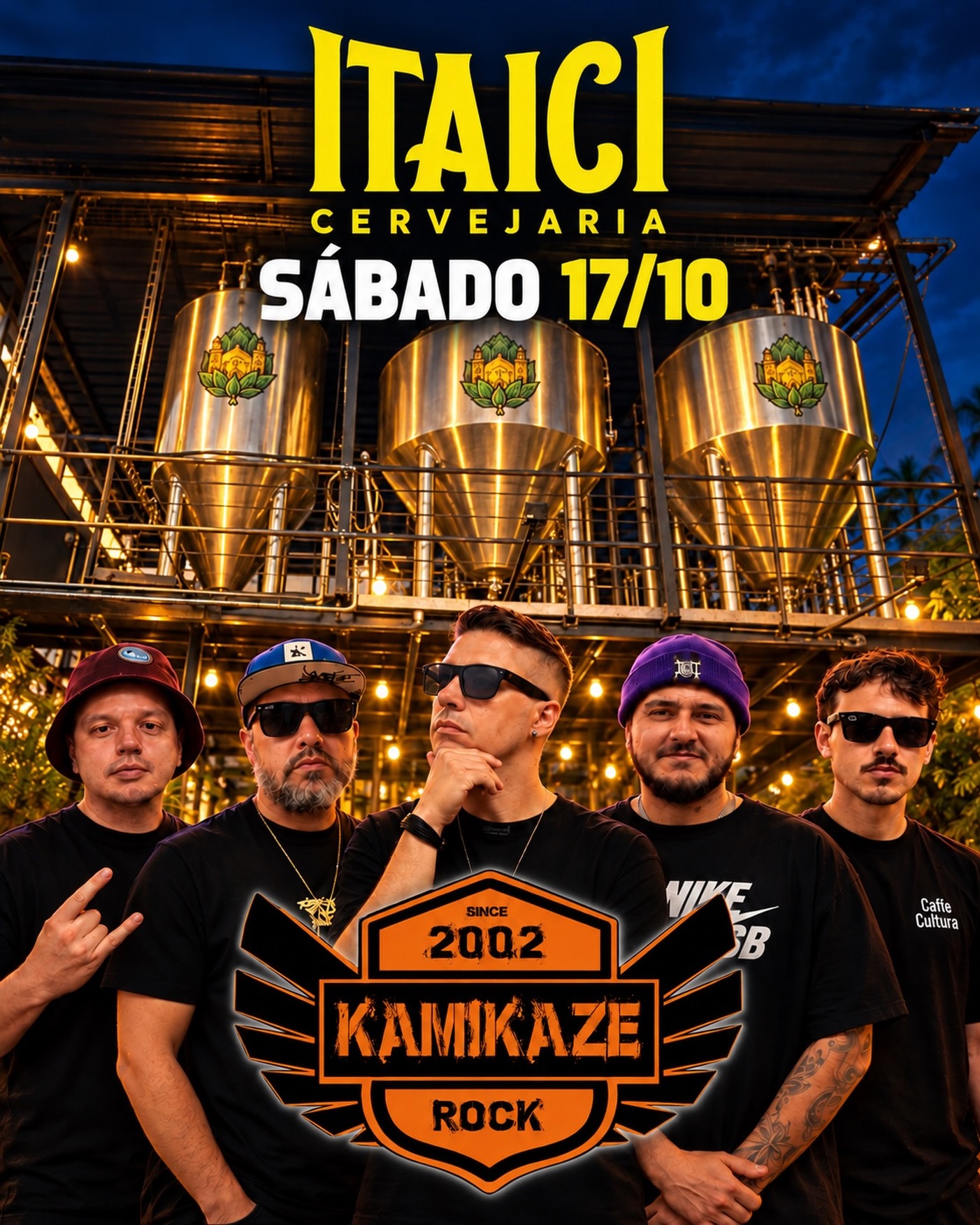 Show Kamikaze Rock na Itaici Cervejaria