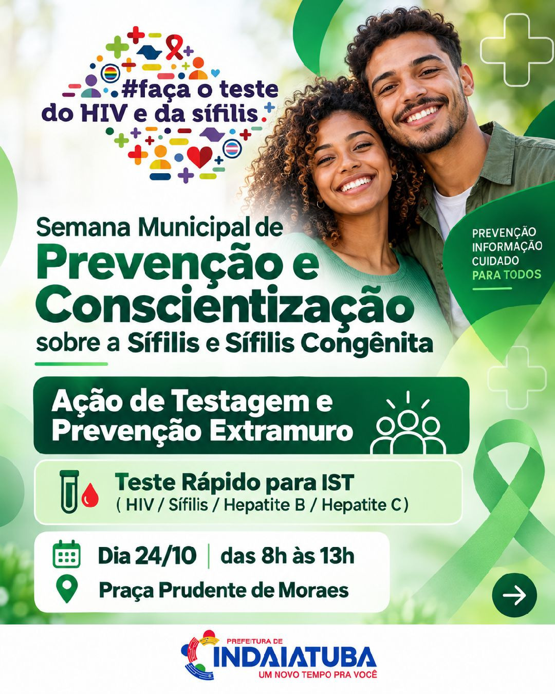 Ação de Testagem e Prevenção Extramuro sobre a Sífilis e Sífilis Congênita