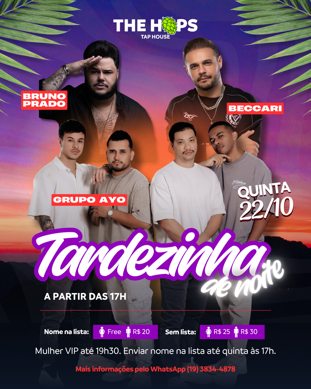 Tardezinha de Quinta no The Hops