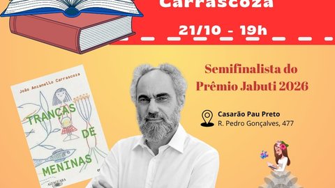 Festival Literário: Encontro com João Anzanello Carrascoza