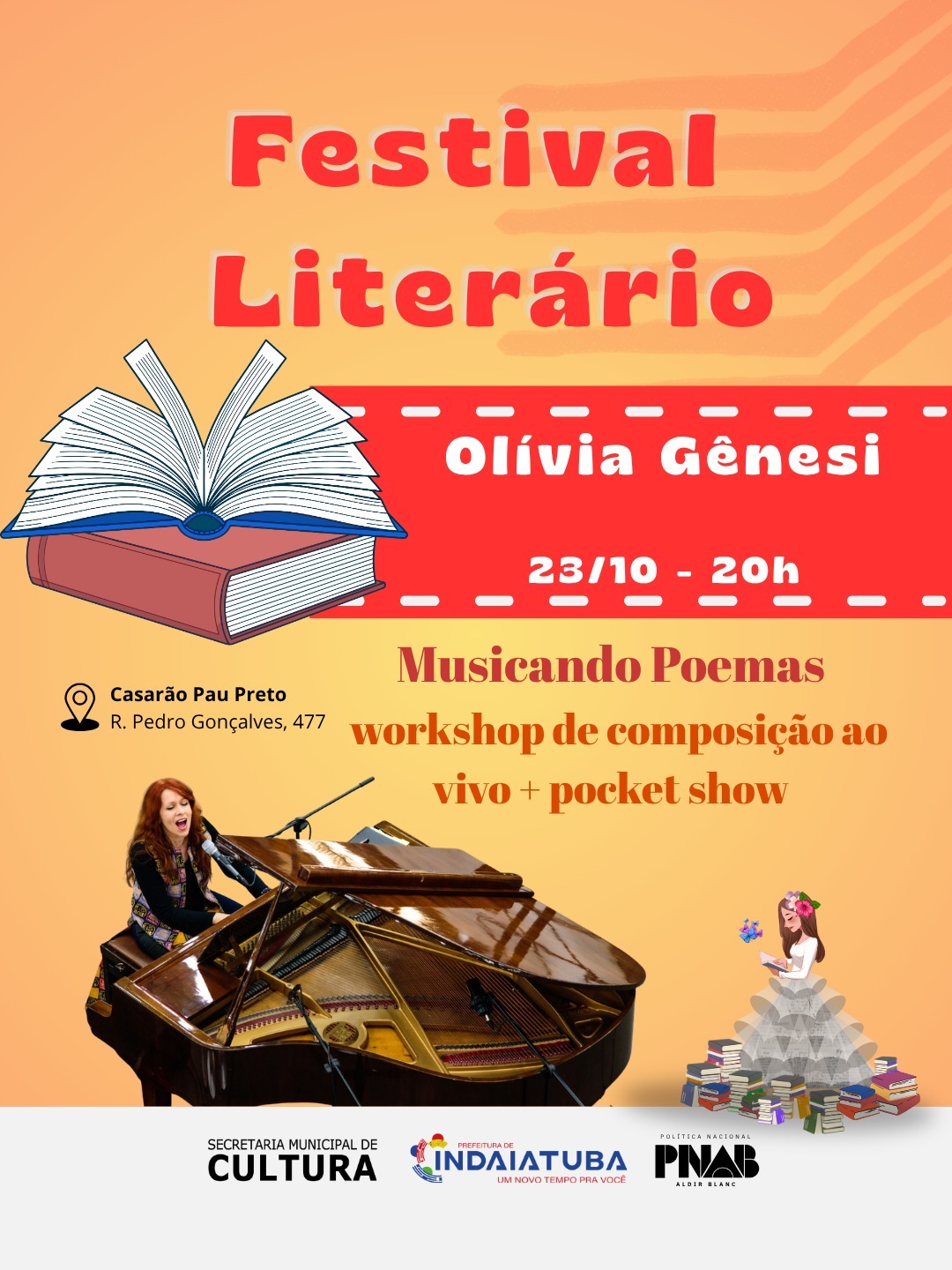 Festival Literário: Musicando Poemas com Olivia Genesi