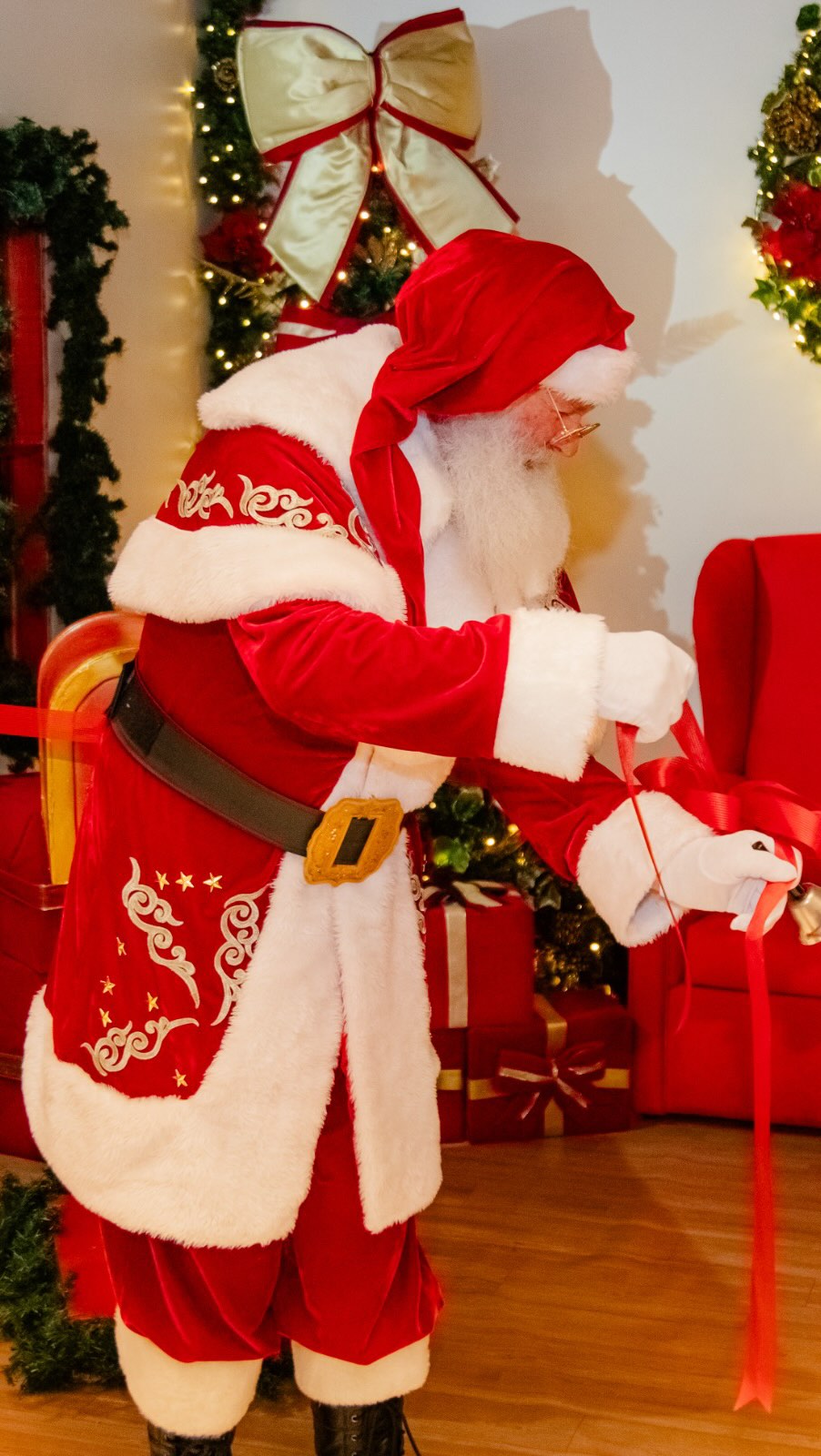 Chegada do Papai Noel no Polo Shopping Indaiatuba