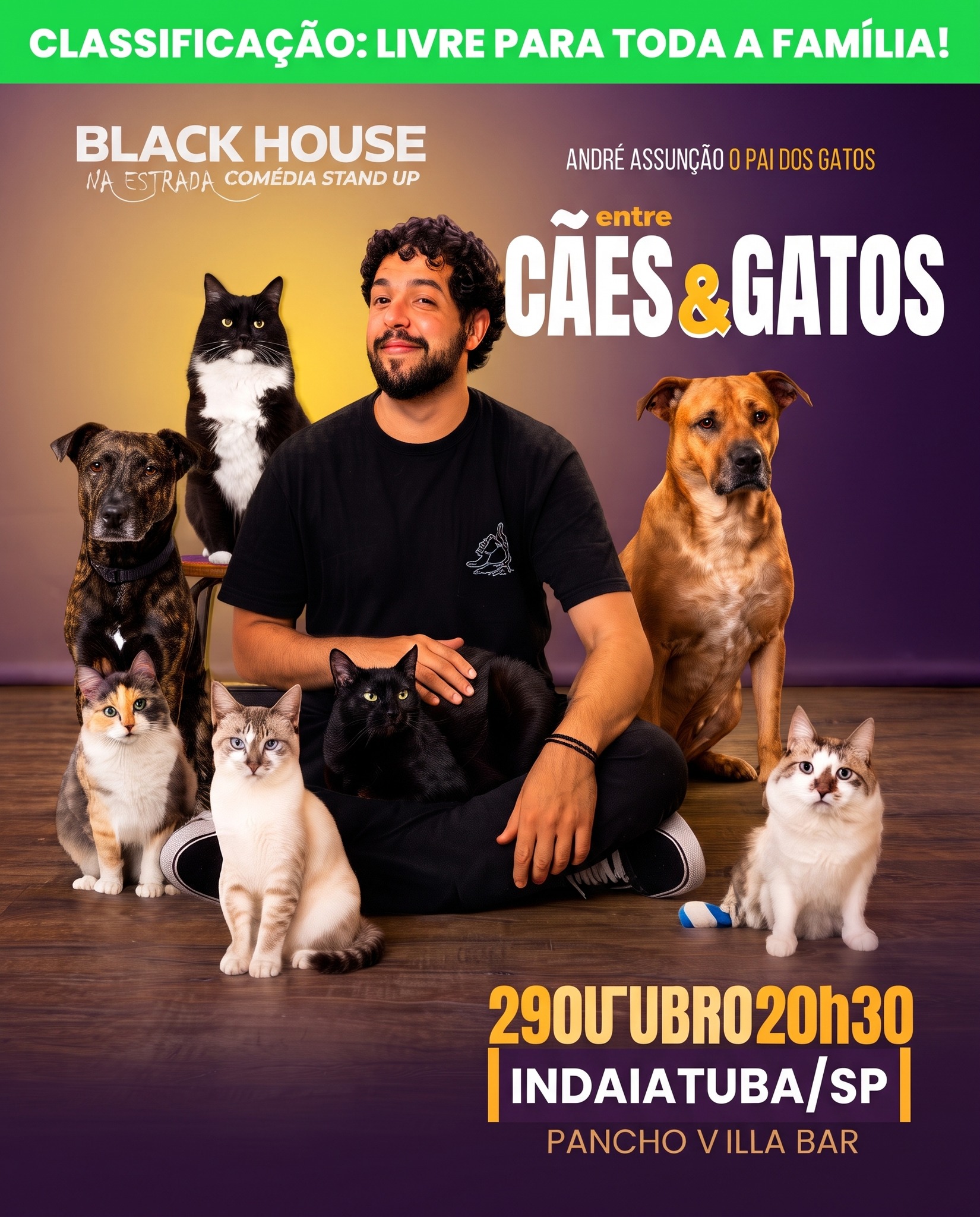 Halloween do Pancho - Stand-up Pai dos Gatos