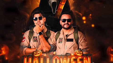 Halloween do Pancho - Roger e Gabriel e DJ Pânico