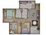 Apartamentos de 03 Dormitrios com 67 m Residencial Mariana Maria - Salto SP