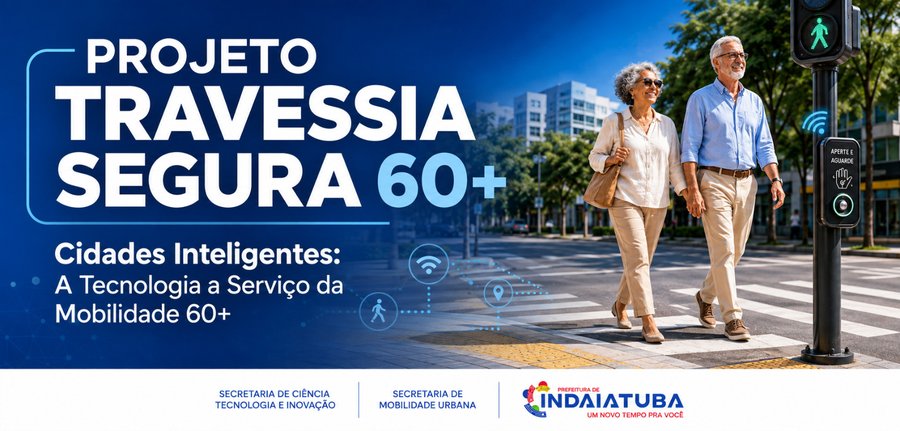 Prefeitura lança Projeto Travessia Segura 60+ para promover mobilidade mais segura à população idosa