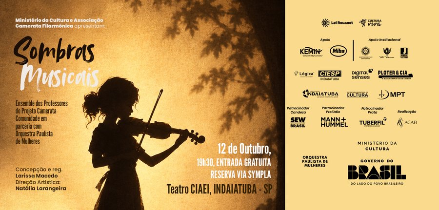 Indaiatuba recebe espetáculo Sombras Musicais no dia 12 de outubro