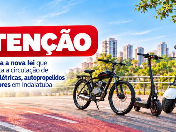 Prefeito sanciona lei que regulamenta circulação de bikes elétricas, autopropelidos e ciclomotores