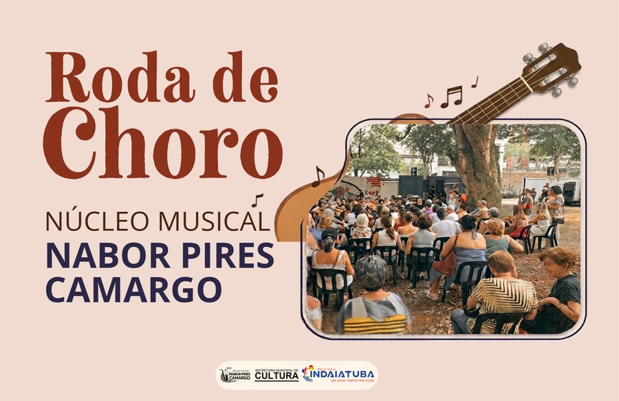 Roda de Choro convida o público a celebrar a música brasileira neste domingo (18)