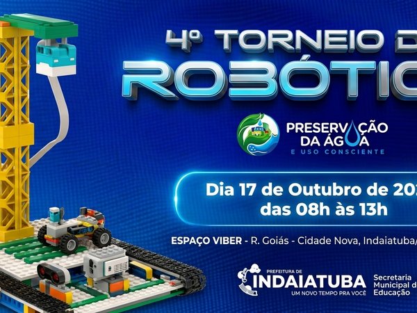 4º Torneio de Robótica de Indaiatuba acontece neste sábado (17) no Espaço Viber