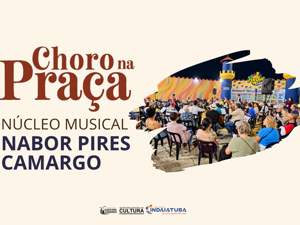 Choro na Praça acontece nesta quarta-feira, 28 de outubro, no Parque da Criança